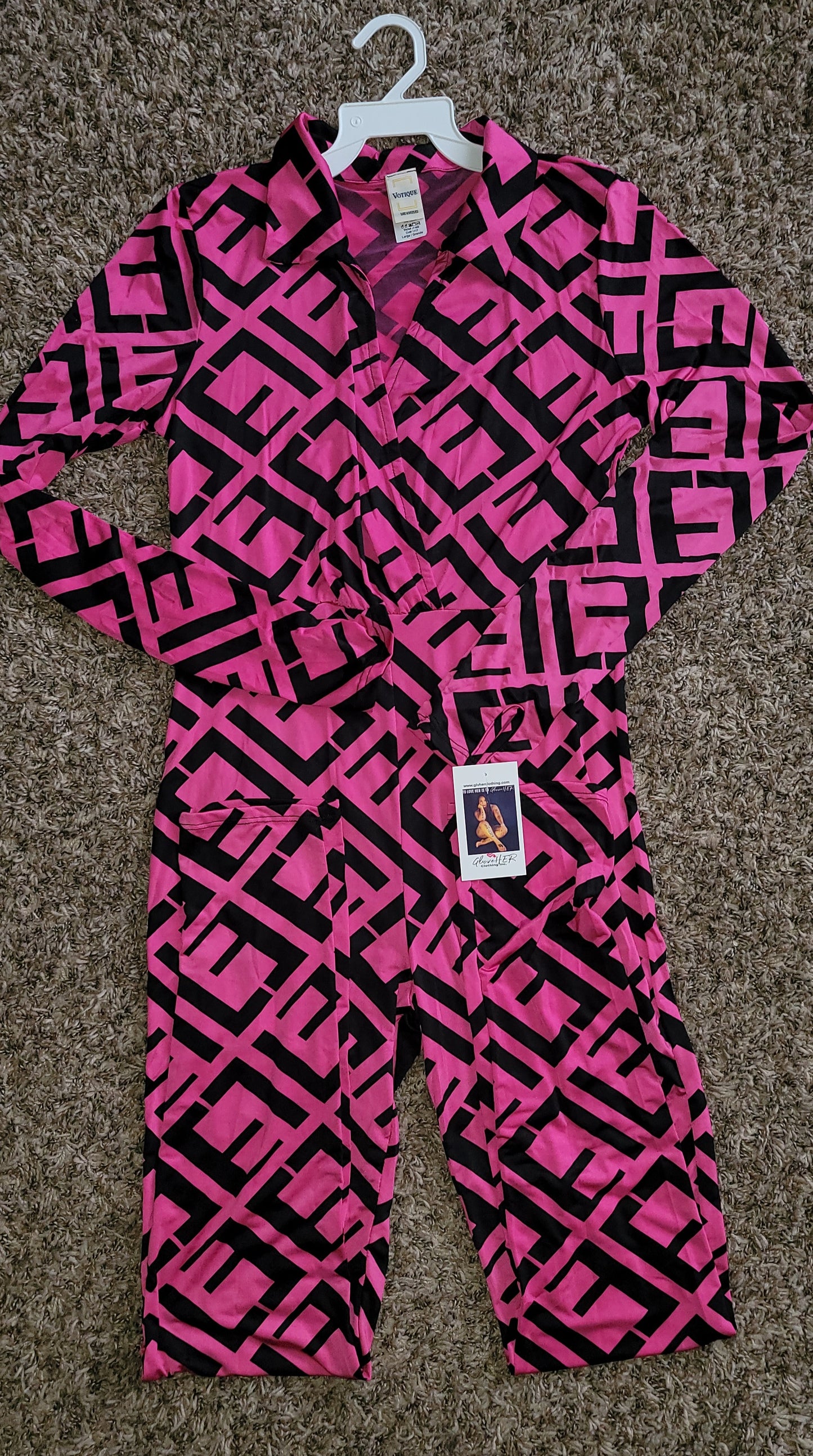 Meagan Jumpsuit Fushia