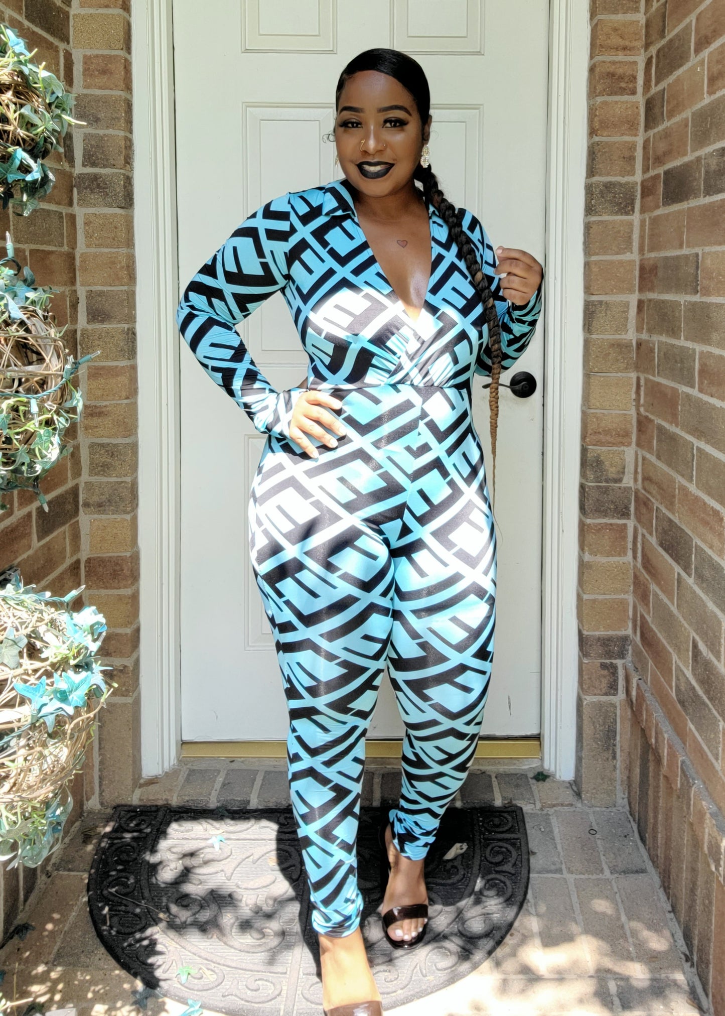 Meagan Jumpsuit Blue