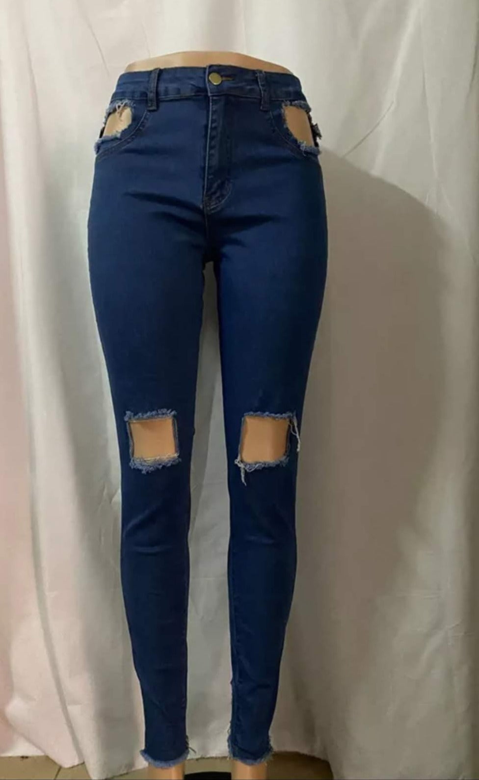 Sexy Stretch Ripped Hole Jeans