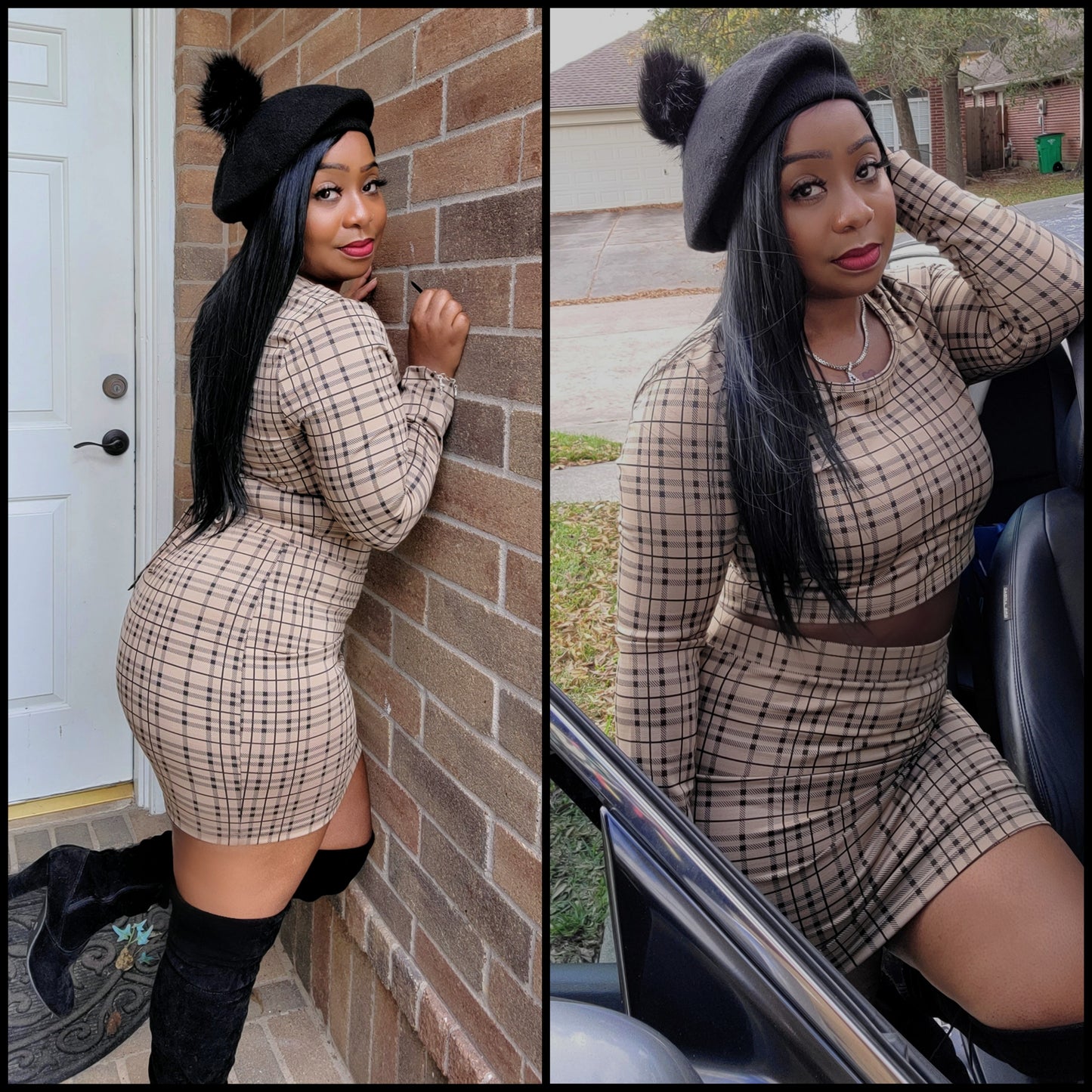 The Clueless Remix 2pc Set 2 Smalls left Model is wearing a Med