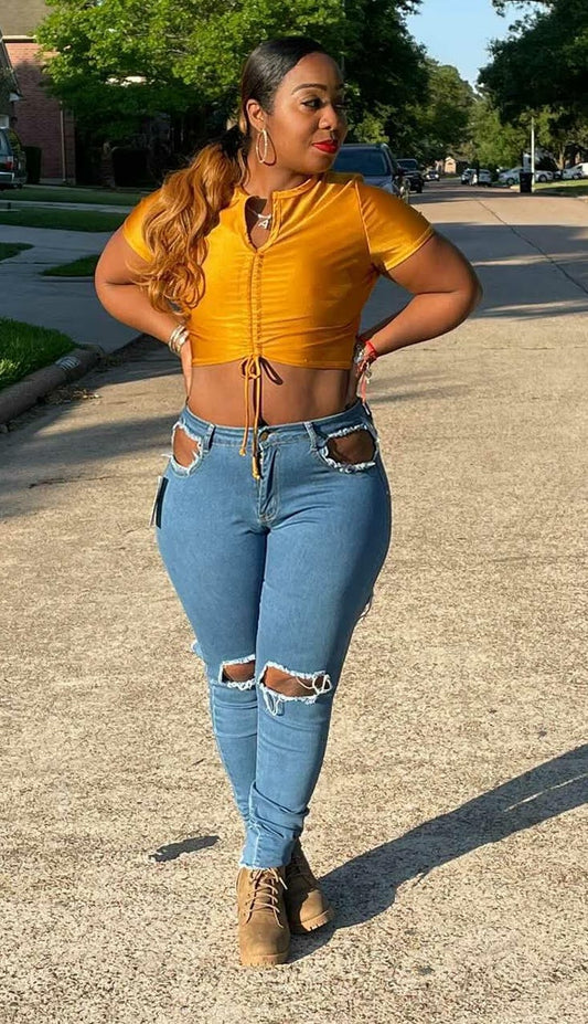 Sexy Stretch Ripped Hole Jeans