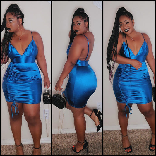 Give Em the Blues Dress