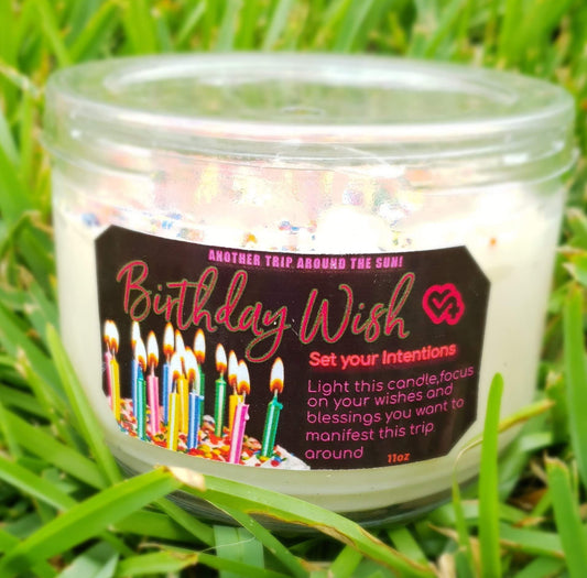 Birthday Wish Intention Candle